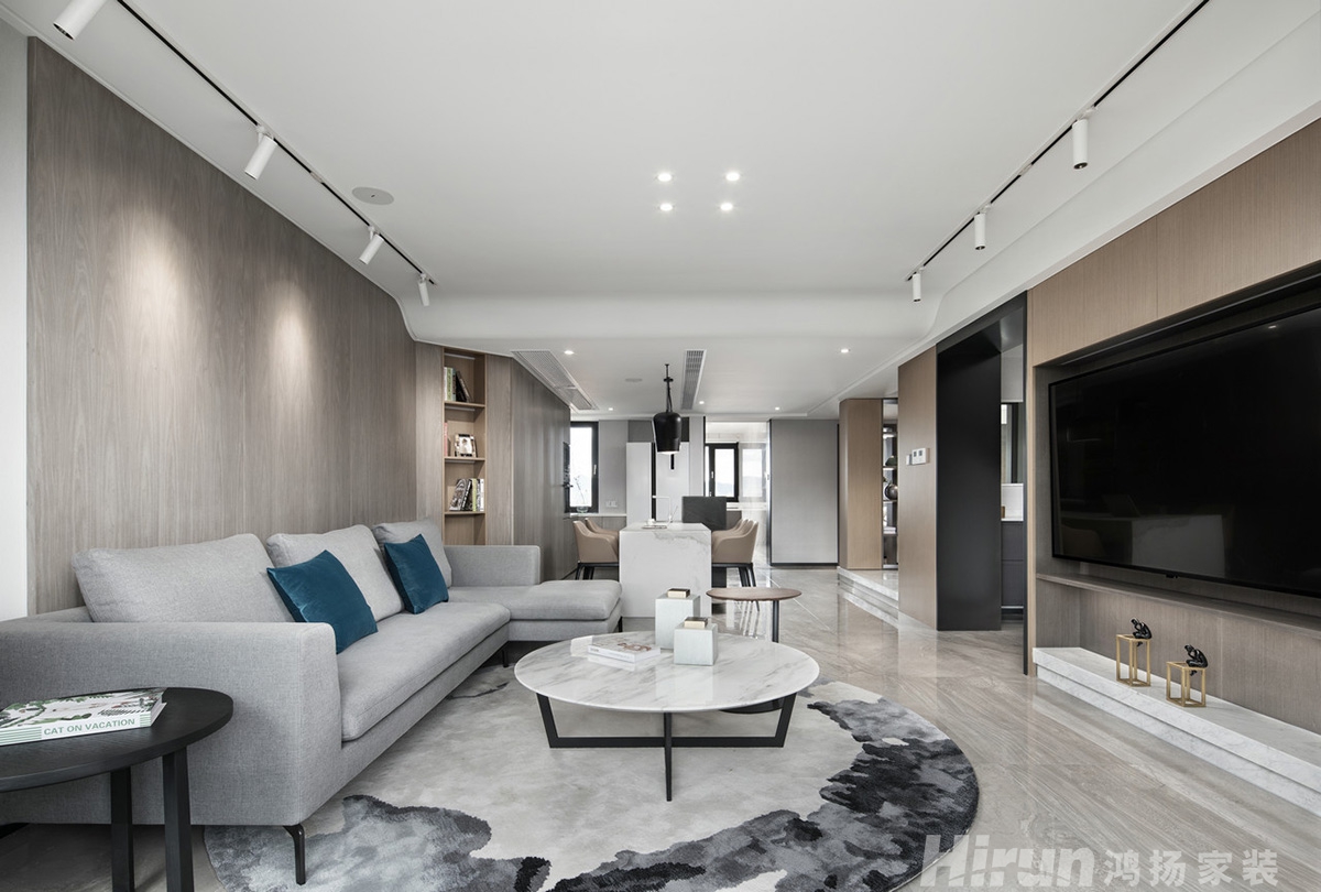 融創提香藍岸200㎡北歐之光復式 裝修案例實景圖-6