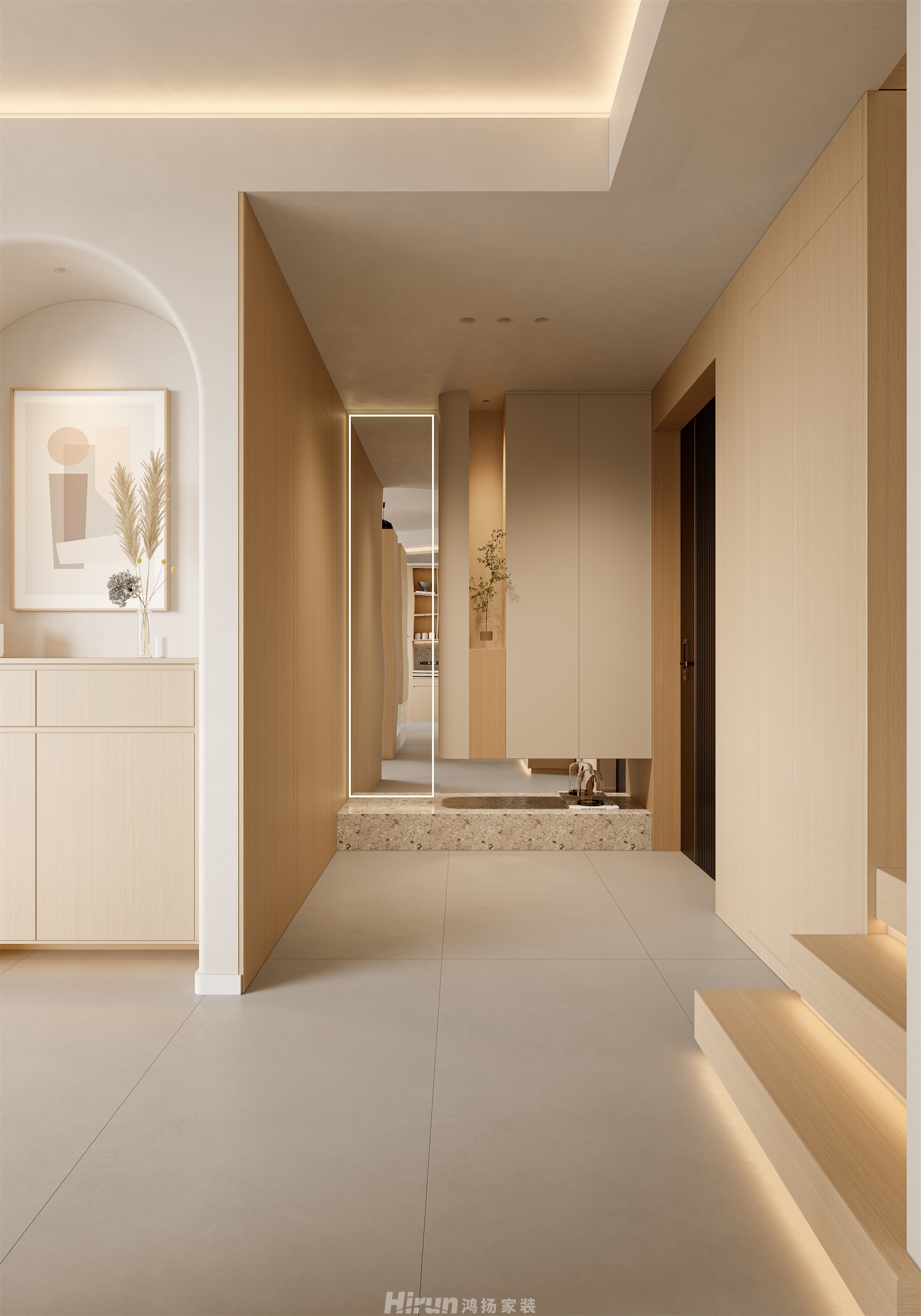 萬(wàn)境松雅255㎡極簡(jiǎn)侘寂疊墅 裝修案例效果圖-5