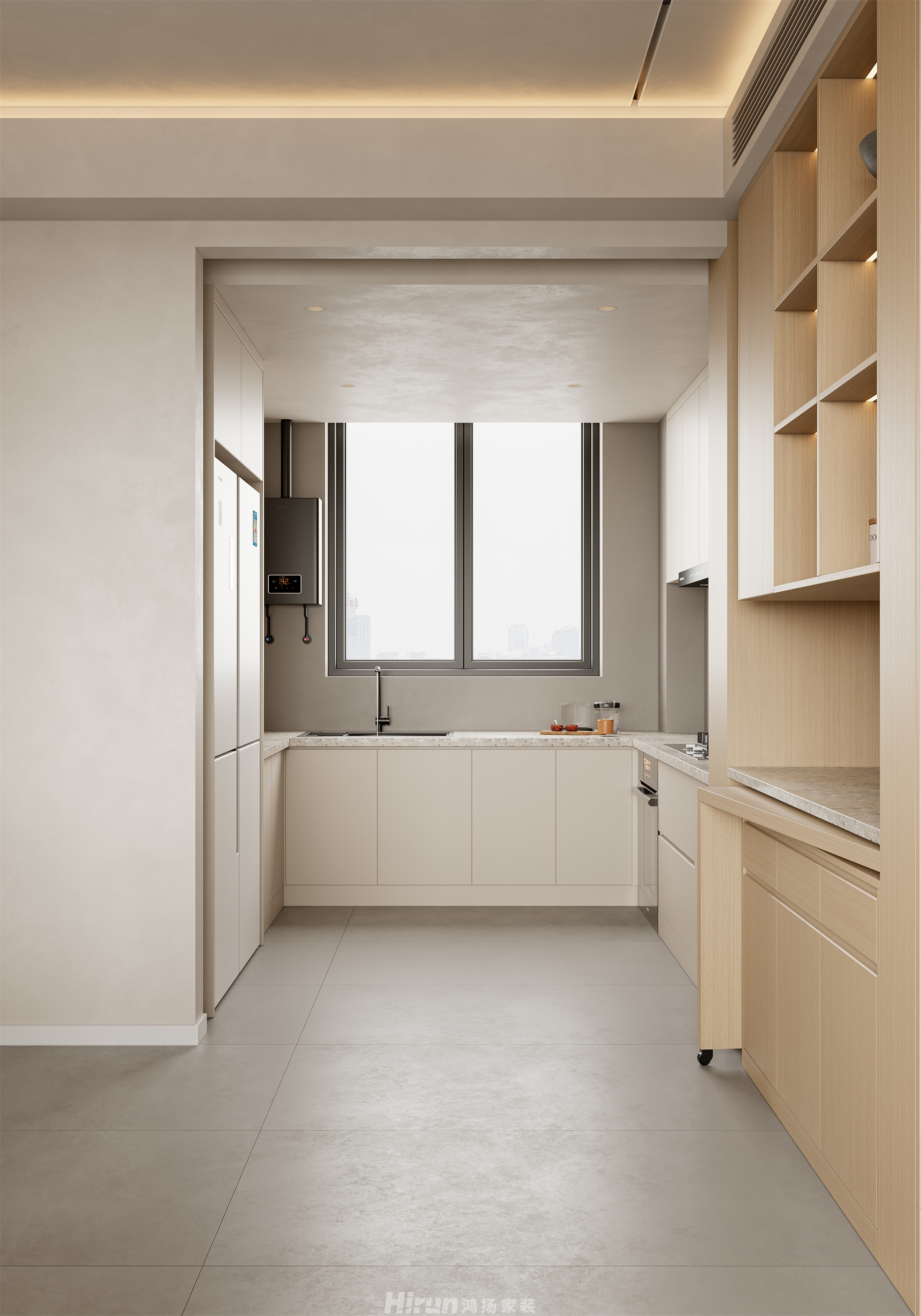 萬(wàn)境松雅255㎡極簡(jiǎn)侘寂疊墅 裝修案例效果圖-6