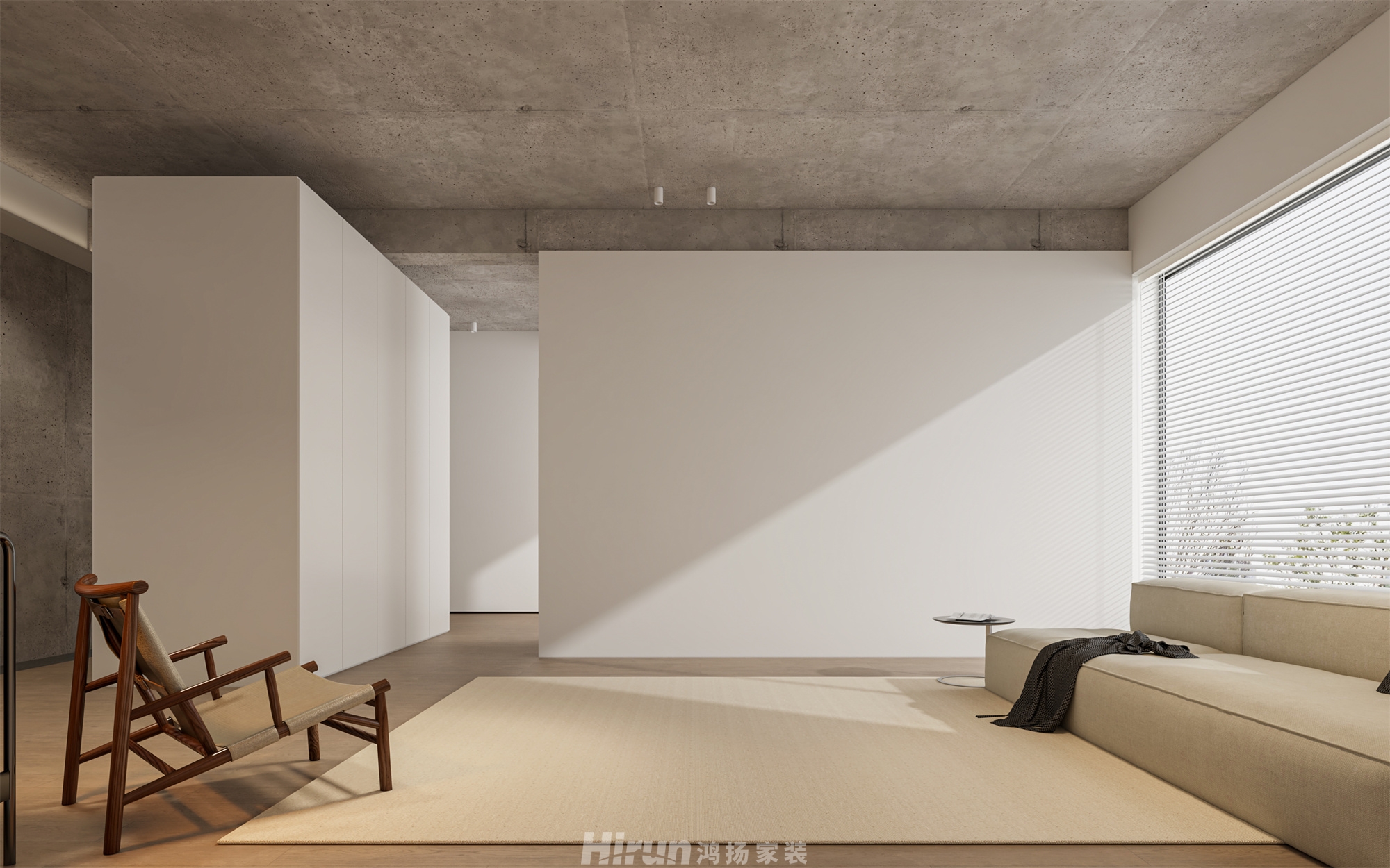 漢唐翰林府120㎡雅致現代三居室 裝修案例效果圖-7