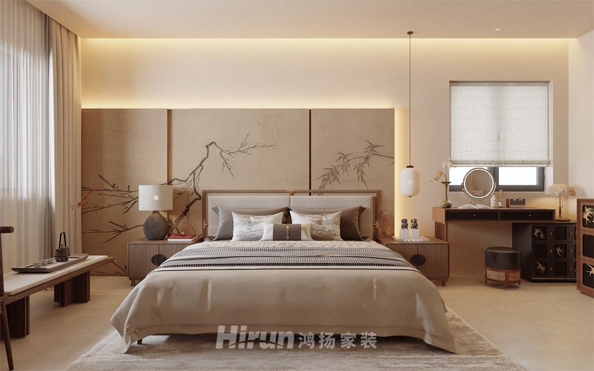 自建別墅500㎡復合寫意別墅 裝修案例效果圖-6