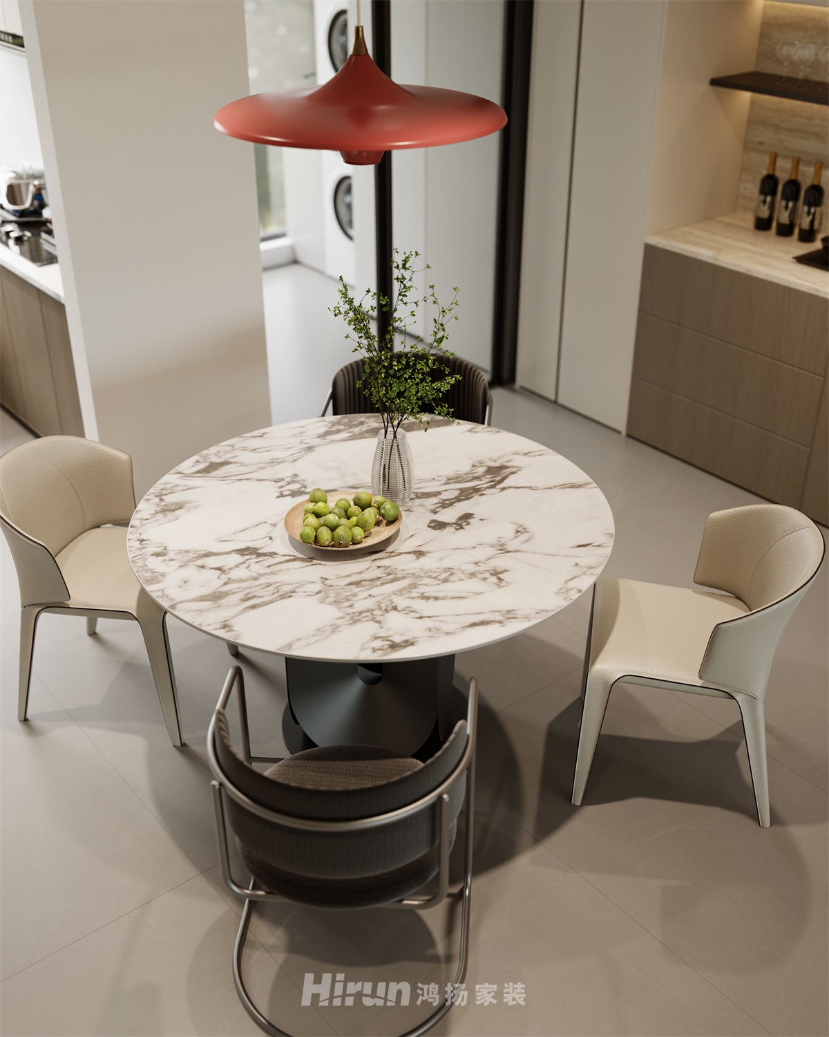 長(zhǎng)沙潤(rùn)府190㎡優(yōu)雅繽紛大平層 裝修案例效果圖-11